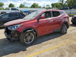 Salvage cars for sale at Wichita, KS auction: 2017 Hyundai Santa FE Sport