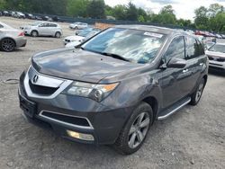 Salvage cars for sale at Madisonville, TN auction: 2011 Acura MDX Technology