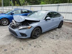 Salvage cars for sale from Copart Savannah, GA: 2022 Honda Civic Sport Touring