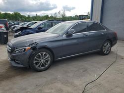 Mercedes-Benz salvage cars for sale: 2015 Mercedes-Benz C 300 4matic