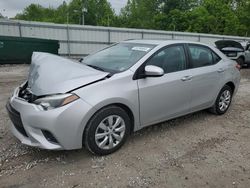 Salvage cars for sale at Hurricane, WV auction: 2015 Toyota Corolla L