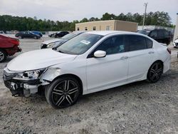 Salvage cars for sale at Ellenwood, GA auction: 2017 Honda Accord Sport