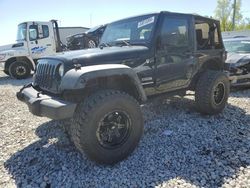 Jeep salvage cars for sale: 2012 Jeep Wrangler Sport