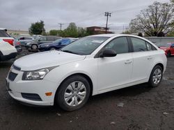 Salvage cars for sale at New Britain, CT auction: 2012 Chevrolet Cruze LS