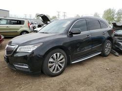 Salvage cars for sale at Elgin, IL auction: 2014 Acura MDX Technology