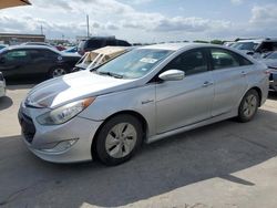 Salvage cars for sale at Grand Prairie, TX auction: 2013 Hyundai Sonata Hybrid