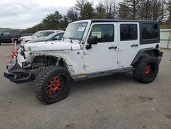 Salvage cars for sale at Brookhaven, NY auction: 2014 Jeep Wrangler Unlimited Sport