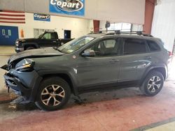 Salvage cars for sale from Copart Angola, NY: 2014 Jeep Cherokee Trailhawk