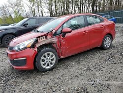 Salvage cars for sale at Candia, NH auction: 2017 KIA Rio LX