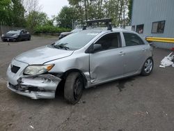 Salvage cars for sale from Copart Portland, OR: 2009 Toyota Corolla Base