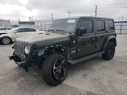 Salvage cars for sale from Copart Sun Valley, CA: 2021 Jeep Wrangler Unlimited Sahara 4XE