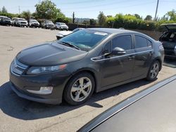Salvage cars for sale at San Martin, CA auction: 2015 Chevrolet Volt