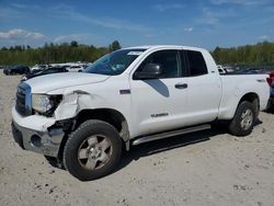 Salvage trucks for sale at Candia, NH auction: 2010 Toyota Tundra Double Cab SR5
