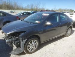 Salvage cars for sale from Copart Leroy, NY: 2012 Mazda 3 I