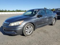 Salvage cars for sale at Fresno, CA auction: 2012 Honda Accord EXL