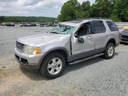 Salvage cars for sale at Concord, NC auction: 2004 Ford Explorer XLT
