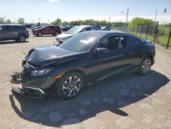 Salvage cars for sale at Indianapolis, IN auction: 2019 Honda Civic LX