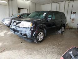 Honda Pilot LX salvage cars for sale: 2013 Honda Pilot LX