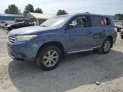 Salvage cars for sale from Copart Prairie Grove, AR: 2013 Toyota Highlander Base