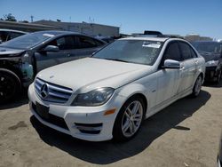 Salvage cars for sale from Copart Martinez, CA: 2012 Mercedes-Benz C 250