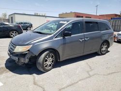 Salvage cars for sale at auction: 2013 Honda Odyssey EX