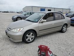 Salvage cars for sale at Haslet, TX auction: 2004 Honda Civic EX