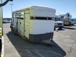 Salvage trucks for sale at Pasco, WA auction: 1977 Cirj Horse Trailer