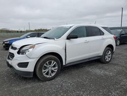 Salvage cars for sale from Copart Ontario Auction, ON: 2017 Chevrolet Equinox LS