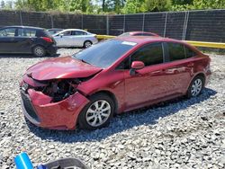 Salvage cars for sale at Waldorf, MD auction: 2022 Toyota Corolla LE