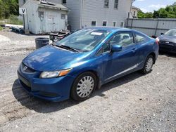 Salvage cars for sale from Copart York Haven, PA: 2012 Honda Civic LX