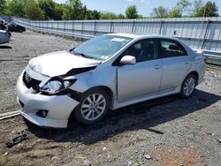 Salvage cars for sale from Copart Grantville, PA: 2009 Toyota Corolla Base