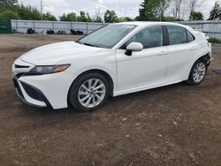 Salvage cars for sale from Copart Bowmanville, ON: 2021 Toyota Camry SE