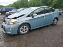 Salvage cars for sale at Marlboro, NY auction: 2014 Toyota Prius