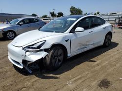 Salvage cars for sale from Copart San Diego, CA: 2021 Tesla Model 3