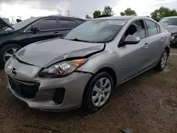 Salvage cars for sale at Elgin, IL auction: 2013 Mazda 3 I
