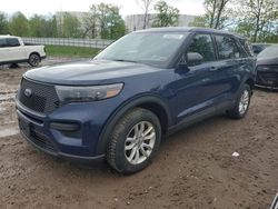 Salvage cars for sale at Central Square, NY auction: 2020 Ford Explorer Police Interceptor