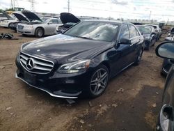 Salvage cars for sale from Copart Elgin, IL: 2015 Mercedes-Benz E 350 4matic