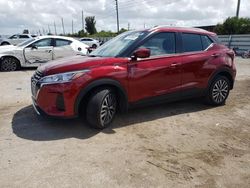 Salvage cars for sale from Copart Miami, FL: 2021 Nissan Kicks SV
