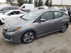Salvage cars for sale at Rancho Cucamonga, CA auction: 2018 Nissan Leaf S