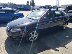 Salvage cars for sale at Hayward, CA auction: 2007 Audi A4 2.0T Quattro