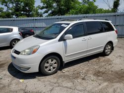 Salvage cars for sale at West Mifflin, PA auction: 2004 Toyota Sienna XLE