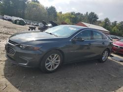 Salvage cars for sale at Mendon, MA auction: 2017 Chevrolet Malibu LT