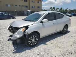 Nissan salvage cars for sale: 2016 Nissan Versa S