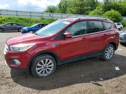 Vehiculos salvage en venta de Copart Davison, MI: 2017 Ford Escape Titanium