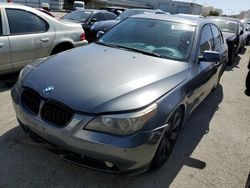 Salvage cars for sale at Martinez, CA auction: 2006 BMW 530 I