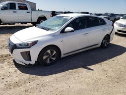 Salvage cars for sale at Amarillo, TX auction: 2018 Hyundai Ioniq SEL