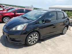 Salvage cars for sale at Grand Prairie, TX auction: 2013 Honda FIT Sport