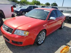 Salvage cars for sale from Copart Sacramento, CA: 2003 Audi RS6