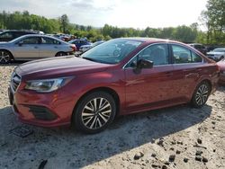 Salvage cars for sale at Candia, NH auction: 2018 Subaru Legacy 2.5I