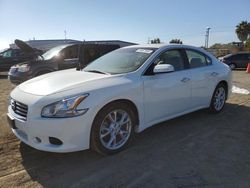Salvage cars for sale at San Diego, CA auction: 2012 Nissan Maxima S